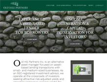 Tablet Screenshot of oldhill.com